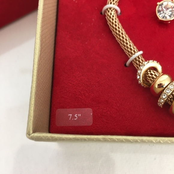 Juicy Couture Puffy Heart Bracelet & Earrings Gift Set NEW - Picture 5 of 8